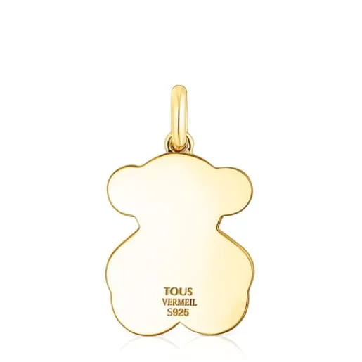 Colgante con baño de oro 18 kt sobre plata y multi gemas Areia^TOUS Sale