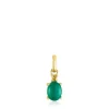 Colgante con baño de oro 18 kt sobre plata y calcedonia tratada Virtual Garden^TOUS Hot