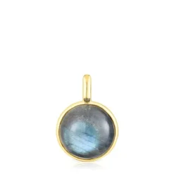 Colgante con baño de oro 18 kt sobre plata y labradorita Plump^TOUS