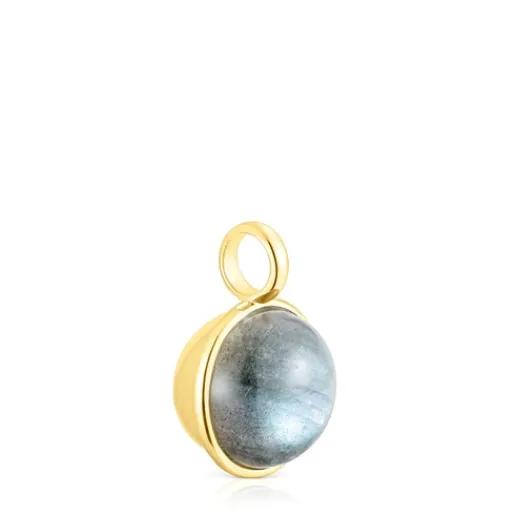 Colgante con baño de oro 18 kt sobre plata y labradorita Plump^TOUS