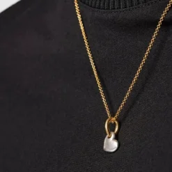 Colgante corazón bicolor Luah^TOUS Clearance