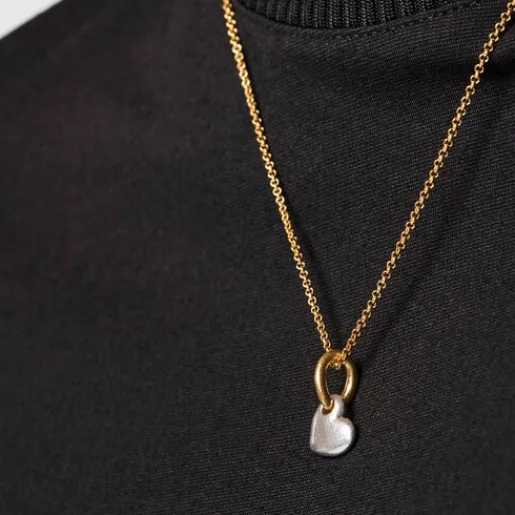 Colgante corazón bicolor Luah^TOUS Clearance