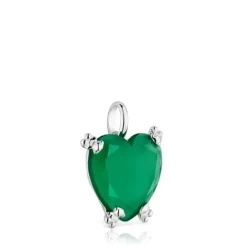 Colgante corazón de y calcedonia tratada Color Pills^TOUS