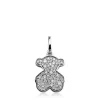 Colgante de oro blanco con diamantes motivo oso Icon Gems^TOUS Sale