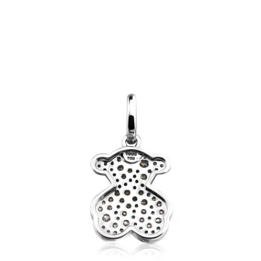 Colgante de oro blanco con diamantes motivo oso Icon Gems^TOUS Sale