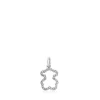 Colgante de oro blanco Silueta^TOUS New