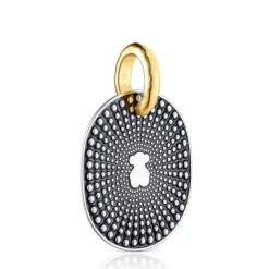 Colgante grande bicolor Oursin^TOUS Discount