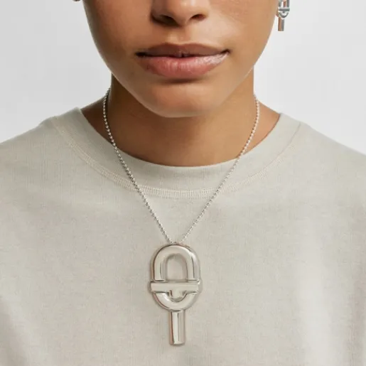 Colgante grande de plata MANIFESTO^TOUS Hot