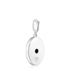 Colgante medalla de plata con nácar, amatista y topacio Medallions^TOUS Discount