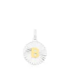 Colgante medalla letra B bicolor Alphabet^TOUS New