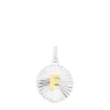 Colgante medalla letra F bicolor Alphabet^TOUS Outlet