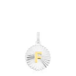 Colgante medalla letra F bicolor Alphabet^TOUS Outlet