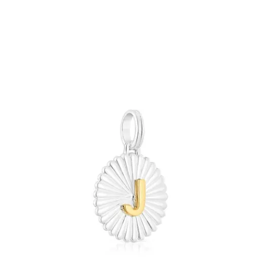 Colgante medalla letra J bicolor Alphabet^TOUS Sale