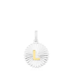 Colgante medalla letra L bicolor Alphabet^TOUS Clearance