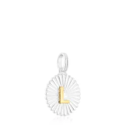 Colgante medalla letra L bicolor Alphabet^TOUS Clearance