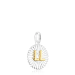 Colgante medalla letra LL bicolor Alphabet^TOUS Discount