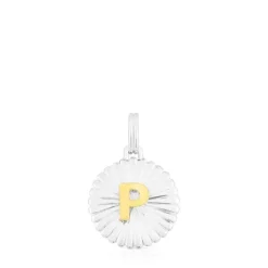 Colgante medalla letra P bicolor Alphabet^TOUS Hot
