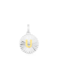 Colgante medalla letra U bicolor Alphabet^TOUS Sale