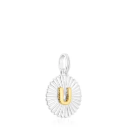Colgante medalla letra U bicolor Alphabet^TOUS Sale