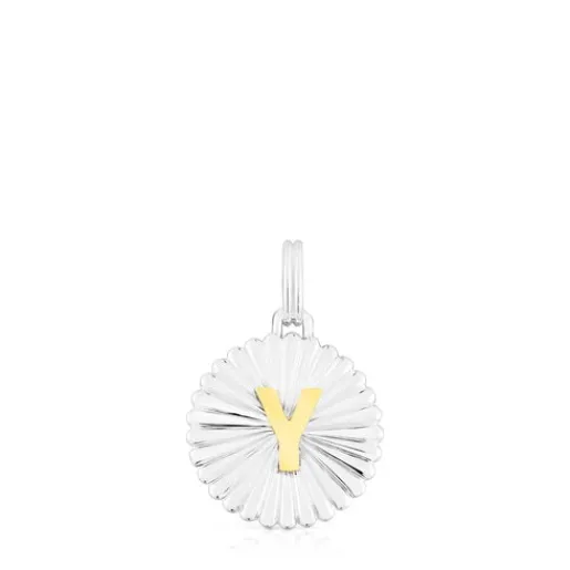 Colgante medalla letra Y bicolor Alphabet^TOUS Clearance