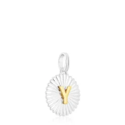 Colgante medalla letra Y bicolor Alphabet^TOUS Clearance