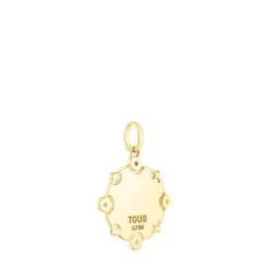 Colgante medalla Mama de oro, diamantes y ópalo Mama^TOUS Discount