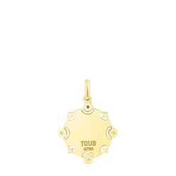 Colgante medalla Mama de oro, diamantes y ópalo Mama^TOUS Discount