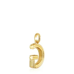 Colgante mediano letra G con baño de oro 18 kt sobre plata Alphabet^TOUS Discount