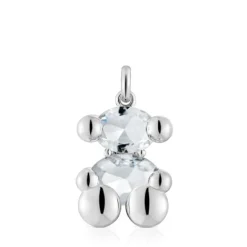 Colgante mediano motivo oso de y cuarzo cristal de roca Color Bear^TOUS Best