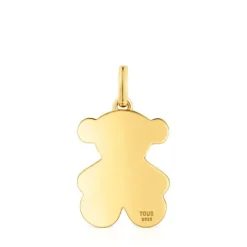Colgante mediano oso con baño de oro 18 kt sobre plata 22 mm Sweet Dolls^TOUS Hot