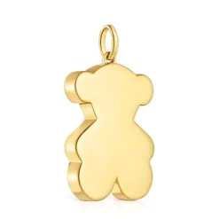 Colgante mediano oso con baño de oro 18 kt sobre plata 29 mm Sweet Dolls^TOUS