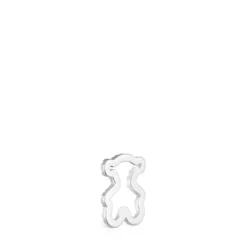 Colgante oso de oro blanco con diamantes 14 mm Icon Gems^TOUS Hot