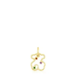 Colgante oso de oro y gemas Tsuri^TOUS Clearance