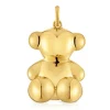 Colgante oso extra grande con baño de oro 18 kt sobre plata Bold Bear^TOUS Online