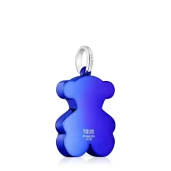 Colgante oso mediano de acero en color azul Sweet Dolls^TOUS Hot