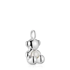 Colgante oso mediano de y perla cultivada Bold Bear^TOUS