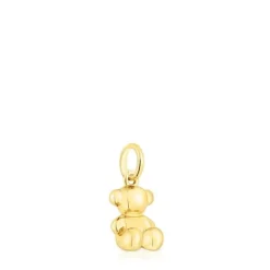 Colgante oso pequeño con baño de oro 18 kt sobre plata Bold Bear^TOUS Sale