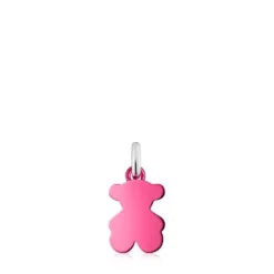 Colgante oso pequeño de acero en color rosa Sweet Dolls^TOUS Discount