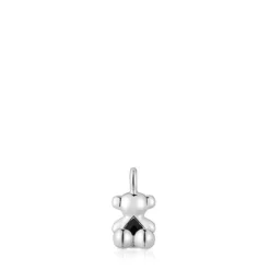 Colgante oso pequeño de plata y ónix Bold Bear^TOUS Sale