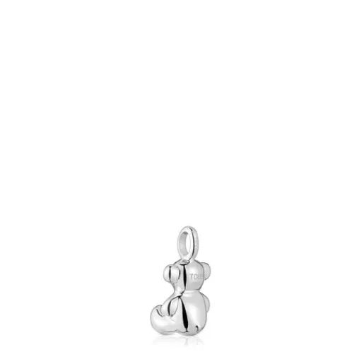 Colgante oso pequeño de plata y ónix Bold Bear^TOUS Sale