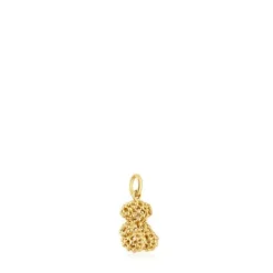 Colgante oso pequeño texturizado de oro Bold Bear^TOUS Online