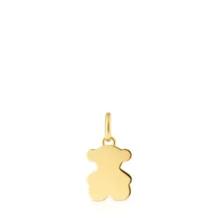Colgante pequeño oso con baño de oro 18 kt sobre plata 12 mm Sweet Dolls^TOUS Sale