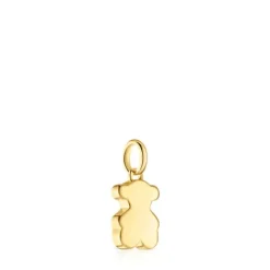 Colgante pequeño oso con baño de oro 18 kt sobre plata 12 mm Sweet Dolls^TOUS Sale