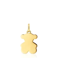 Colgante pequeño oso con baño de oro 18 kt sobre plata 16 mm Sweet Dolls^TOUS Best
