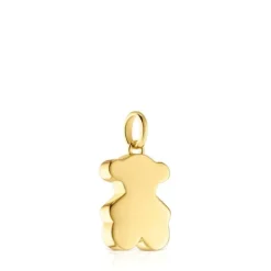 Colgante pequeño oso con baño de oro 18 kt sobre plata 16 mm Sweet Dolls^TOUS Best