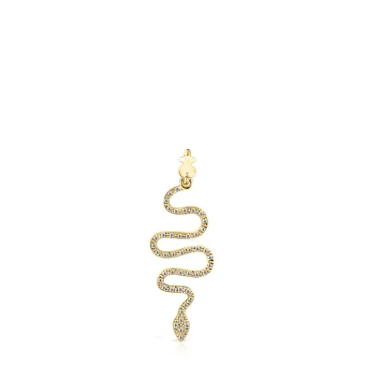Colgante serpiente de oro y diamantes Good Vibes^TOUS Discount