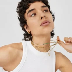 Colgante Tauro con baño de oro 18 kt sobre plata, nácar y topacios Horoscope^TOUS Clearance