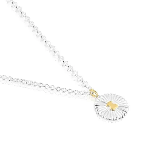 Collar bicolor oso Iris Motif^TOUS Discount