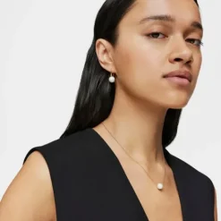 Collar con baño de oro 18 kt sobre plata y perla Gloss^TOUS