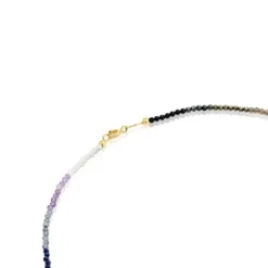 Collar con baño de oro 18 kt sobre plata y gemas Bold Bear^TOUS New